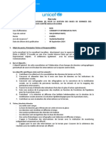 Consultant(e) National (e)_gestion Des Bases de Données_riposte Contre Ebola en Guinée _VA-2014-SSA-010,SSA