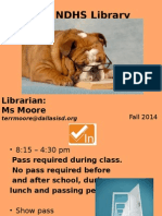 Website Ndhs Library Orientation 2014 2015