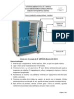 Operação Estufa Circulação Ar UNICAMP