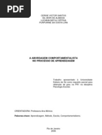 Trabalho PR1 - Comportamentalismo