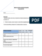 Formato de Autoevaluacin de Estudiantes