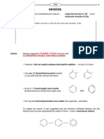 Benzene: Draw Out Suitable Structures Which Fit The Molecular Formula C H