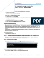 0.0.0.2 Lab - Installing the IPv6 Protocol With Windows XP