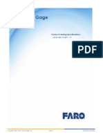 FARO Gage: Product Catalog Specifications