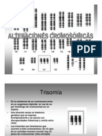 Alteraciones Cromosomicas