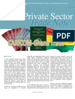 OTN - Private Sector Trade Note - Vol 2 2014 - CARICOM-Ghana Trade