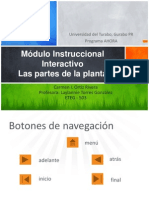 Modulo Instruccional Interactivo - Las Partes de La Planta