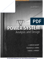 Power system analysis and design homework solutions