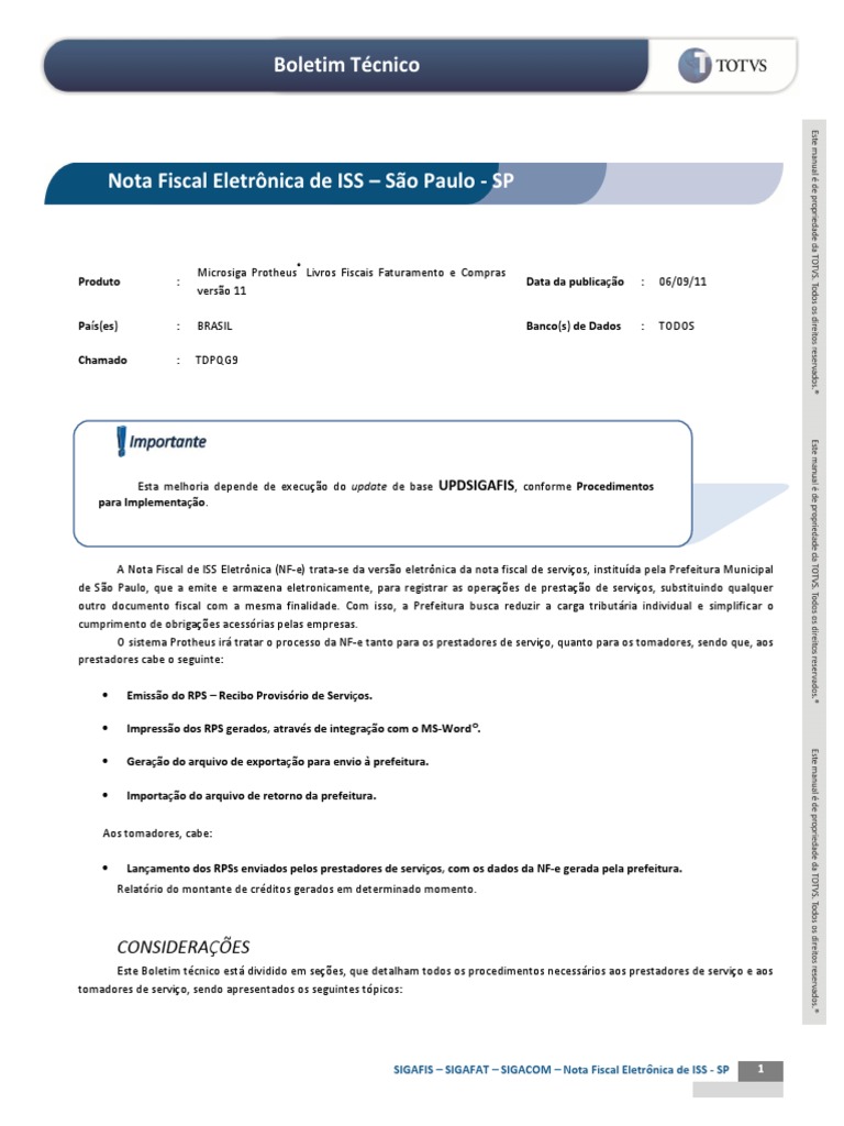 FIS - Nota Fiscal Eletrônica de ISS - São Paulo - SP | Impressão ...
