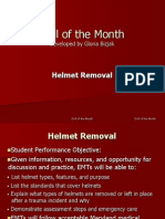 Helmet Removal