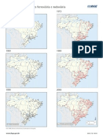 Brasil Evolucao Das Redes Ferroviaria e Rodoviaria