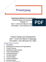 Product Design and Development Chapter 12 Prototyping