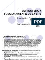 Estructura y Funcionamiento de La Cpu