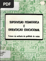 Supervisao Pedagogica e Orientao Educacional