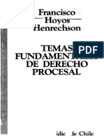 Hoyos, Francisco - Temas Fundamentales Del Derecho Procesal PDF
