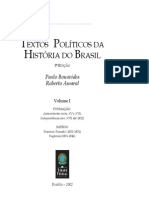 Textos Políticos Da História Do Brasil - Volume1