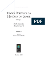 Textos Políticos Da História Do Brasil - Volume2