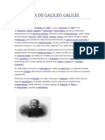 Biografia de Galileo Galilei