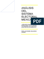 Analisis Del Sistema Electoral en Mexico