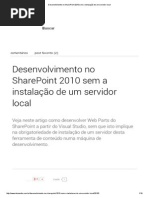Desenvolvimento No SharePoint 2010 Sem a Instalação de Um Servidor Local
