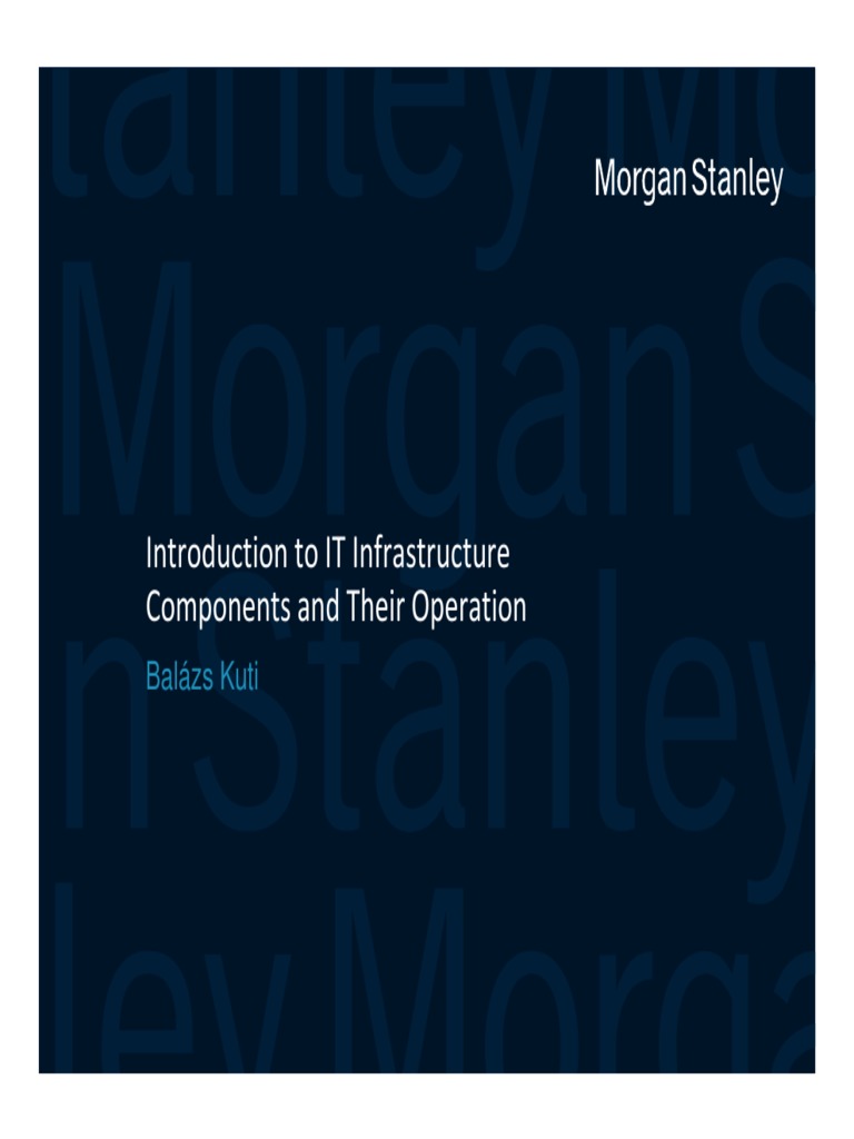 IT Infrastructure Components Overview | PDF | Computers