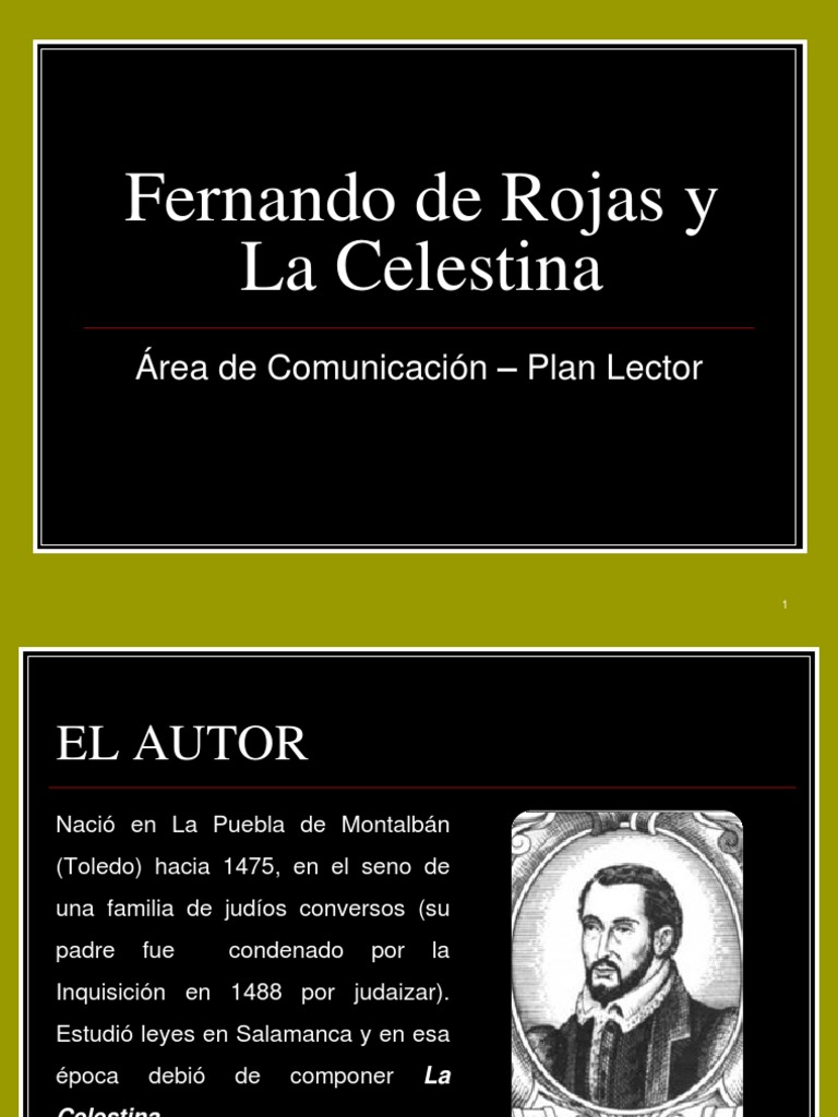 Fernando de Rojas - BIOGRAFIA | PDF