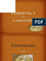 Emulsiones Unidad No. 3
