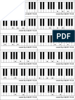 FLASH CARDS for Memorising Major & Minor Chords