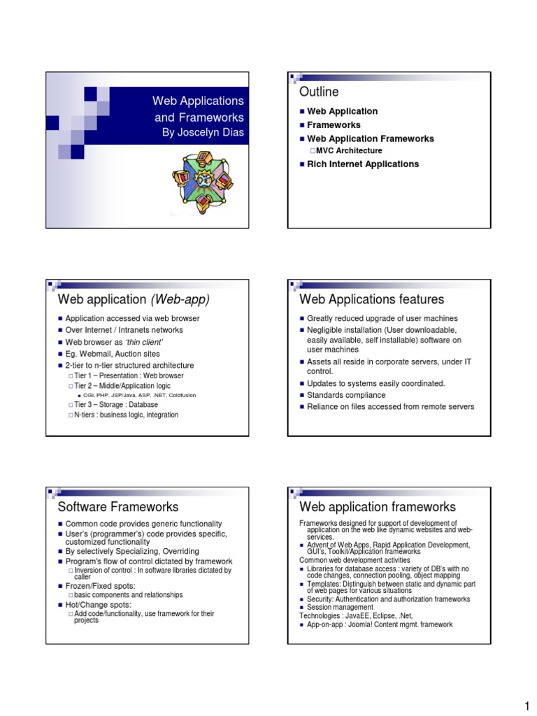 04.WebTech WebApps Frameworks | PDF | Rich Internet Application | Web ...