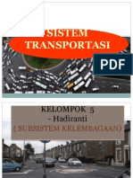 Presentasi Sistem Transportasi Kelompok 5