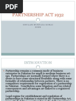 Partnership Act 1932