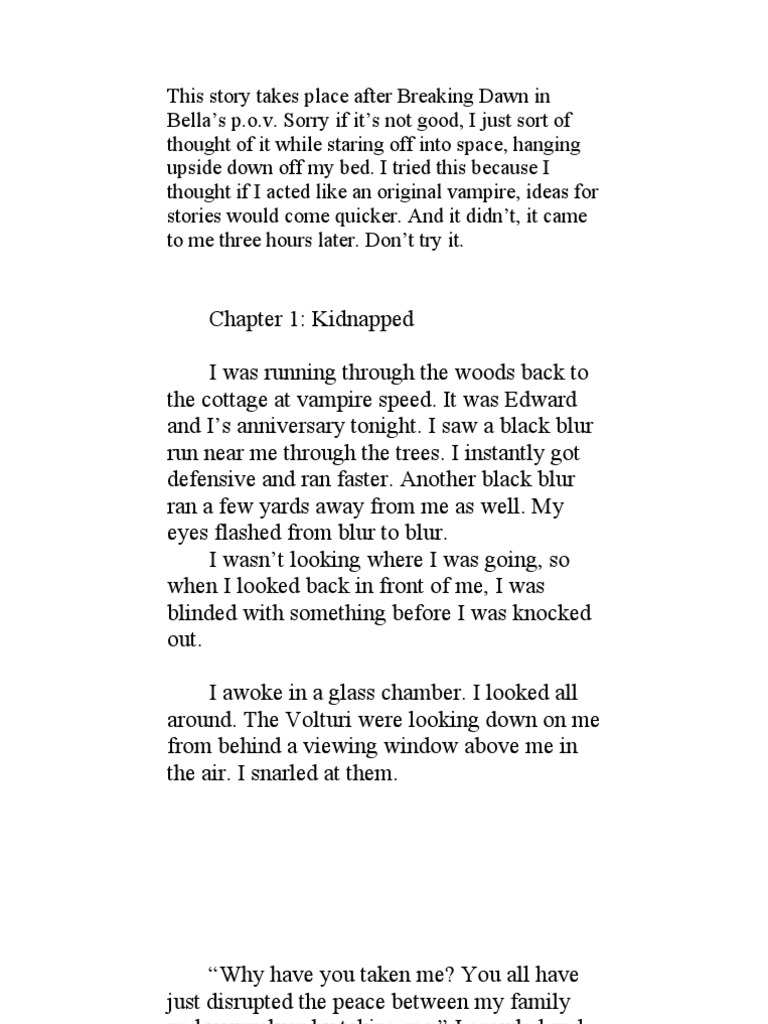 descriptive essay kidnapped