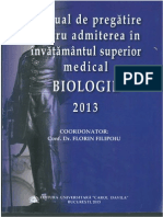 176391748 146505425 Teste Biologie Admitere Facultate Carol Davila 2013 PDF