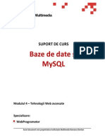 MySQL Suport de Curs