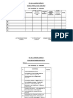 Ficha de Puntajes de Concurso de Acrostico