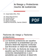 Factores de Riesgo y Protectores para el Consumo de Sustancias