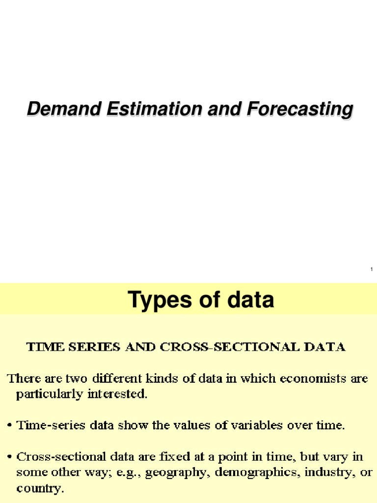 Demand Forecasting Information | PDF | Multicollinearity | Forecasting