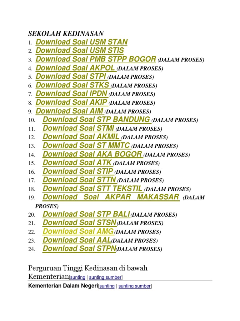 Soal Ujian Masuk Stmi Jakarta Helmi Kediris