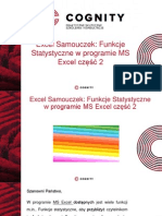 Samouczek Excel - Funkcje Statystyczne cz.II..pptx