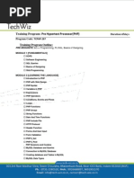 Training Program PHP