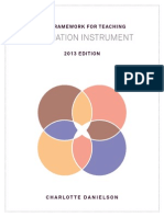 2013 Framework For Teaching Evaluation Instrument