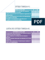 Lista de Cotejo Nueva