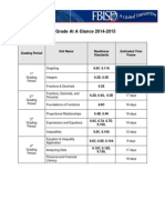 At A Glance Grade 6 2014-2015