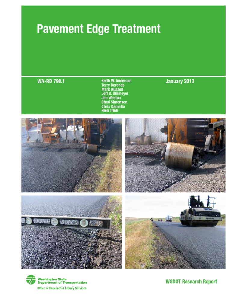 Pavement Drop Off PDF | PDF