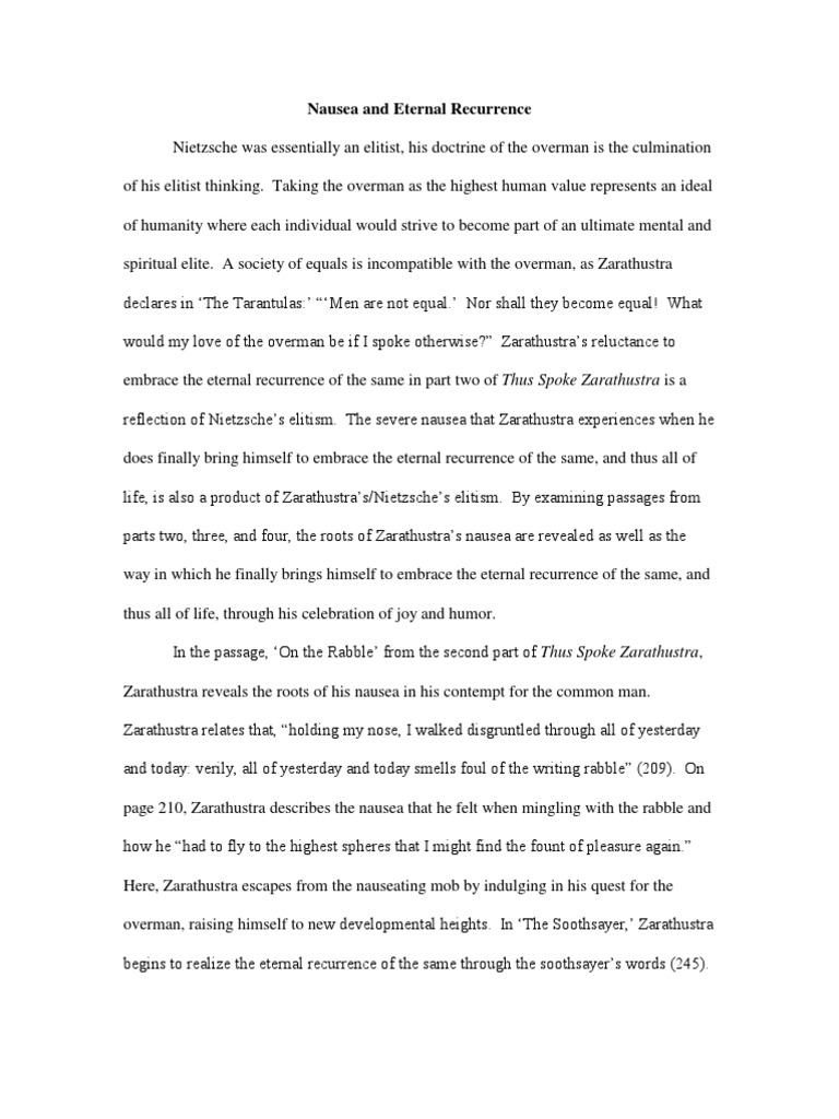 Eternal return nietzsche picture