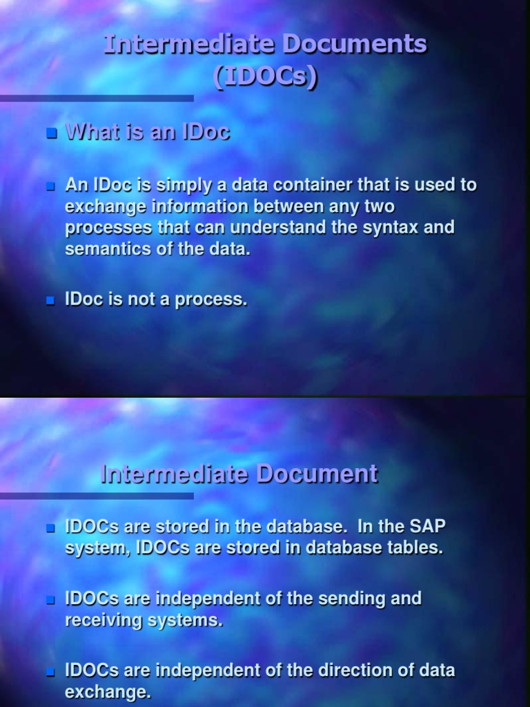 Idoc | PDF