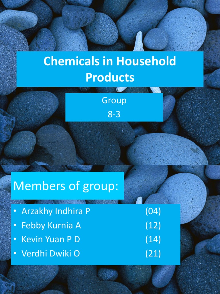 Chemicals in Household Products PDF Detergent Sodium Hydroxide