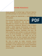 Informe Pedaggico