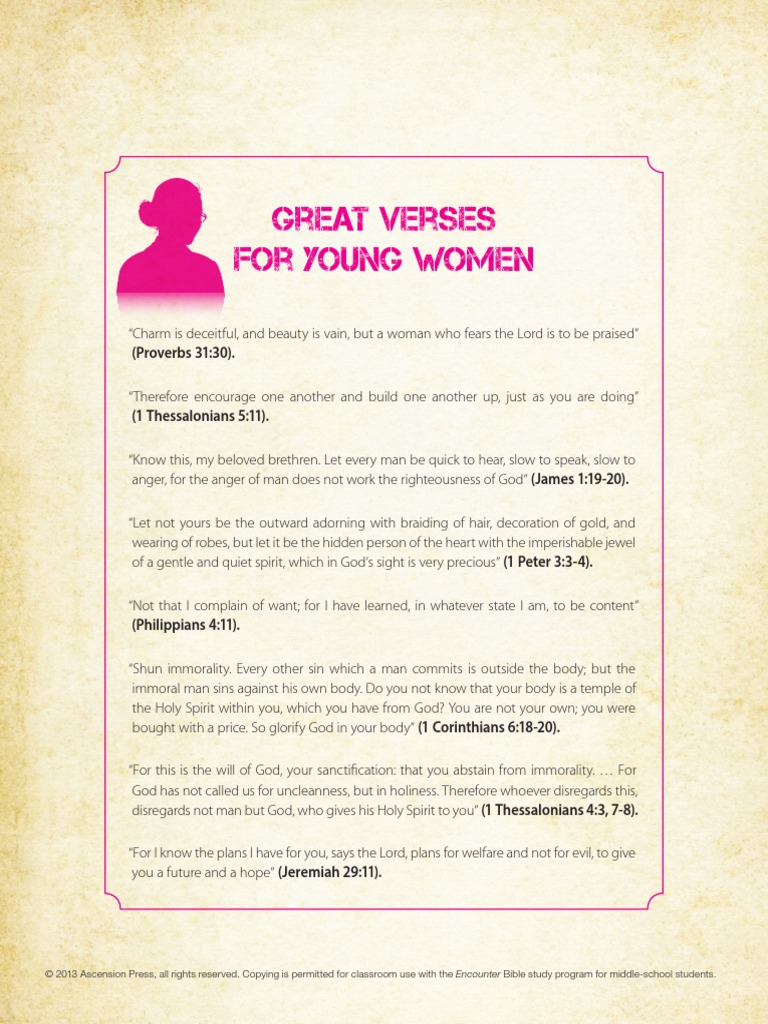 Encounter Women Bible Verses
