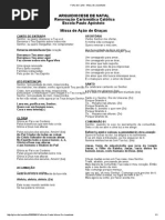 Folha de Canto - Missa Da Juventude